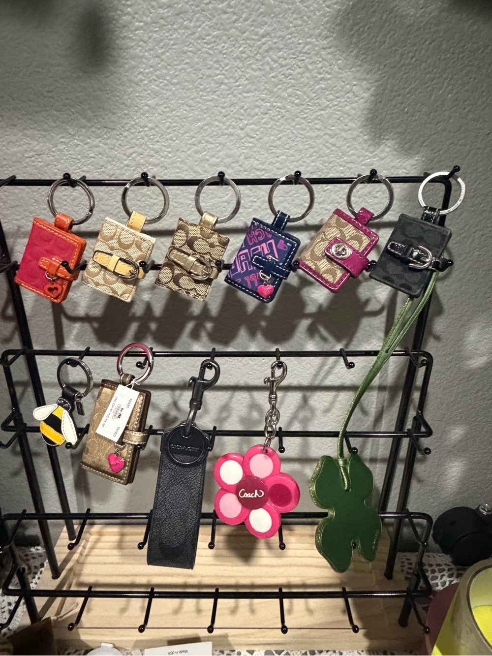 Coach Mini Book Charm Keychain Collection read descriptions for info and price